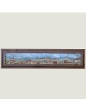 Florence Panel with Colored Patinated Ceramic Frame
